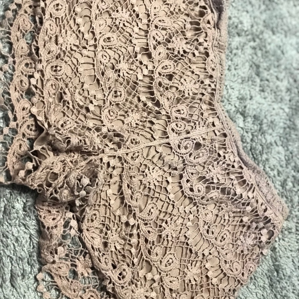 Dark Nude Lace Shorts